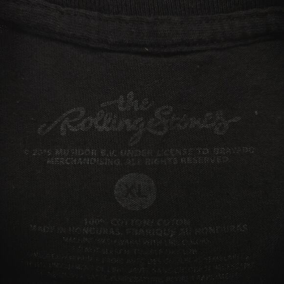 The Rolling Stones Band Crew Neck Short Sleeve T Shirt Mens Size XL Black - Picture 3 of 9